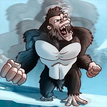 Jumping Angry Ape
